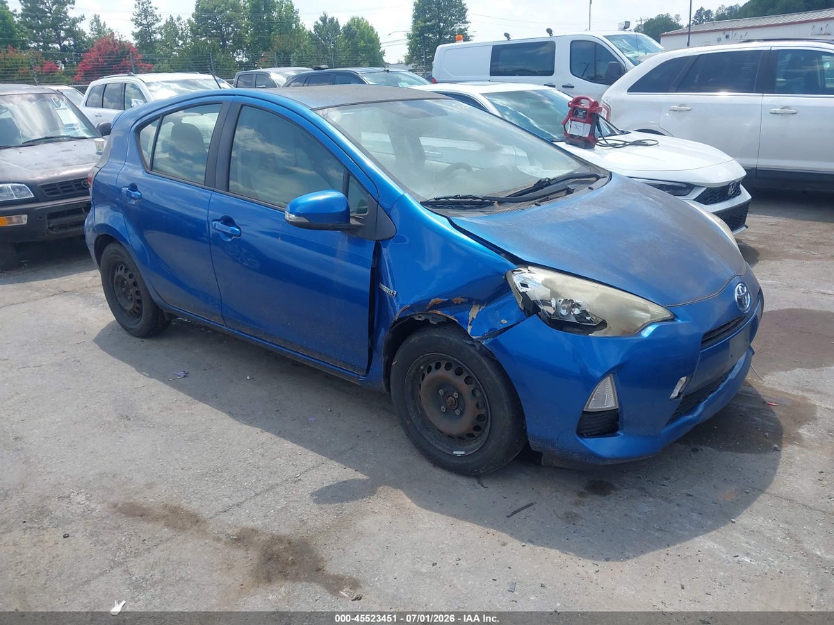 2012 TOYOTA PRIUS C ONE