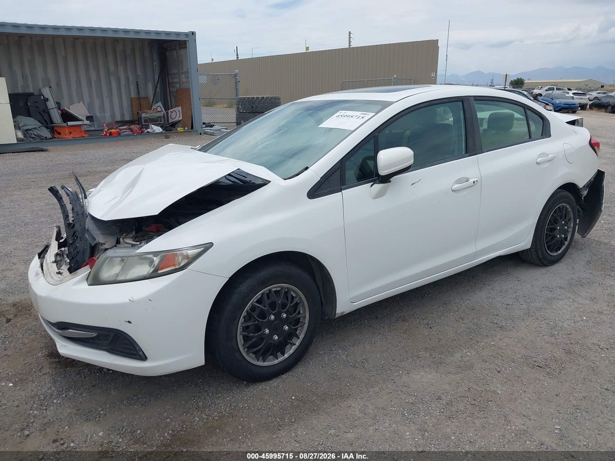 2014 HONDA CIVIC EX — снимка 2