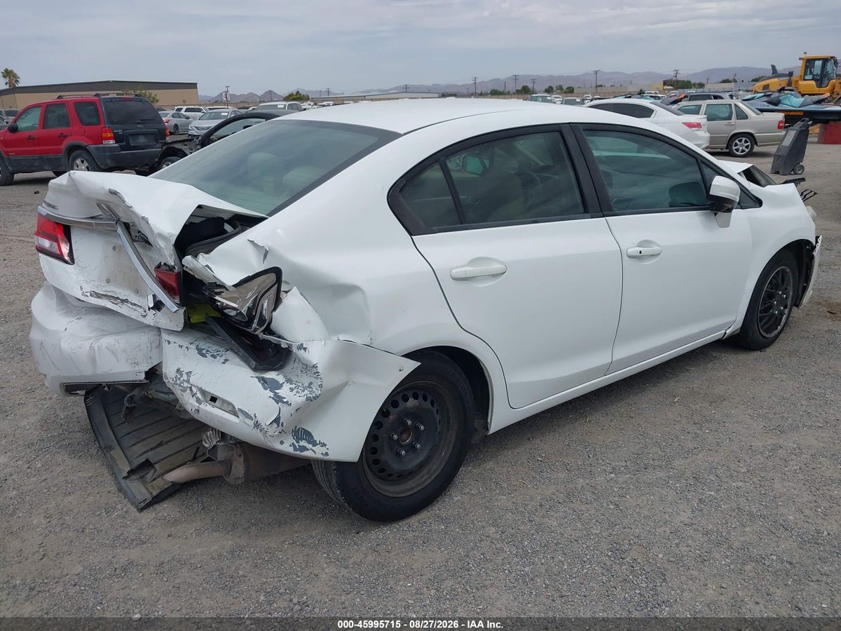 2014 HONDA CIVIC EX — снимка 4