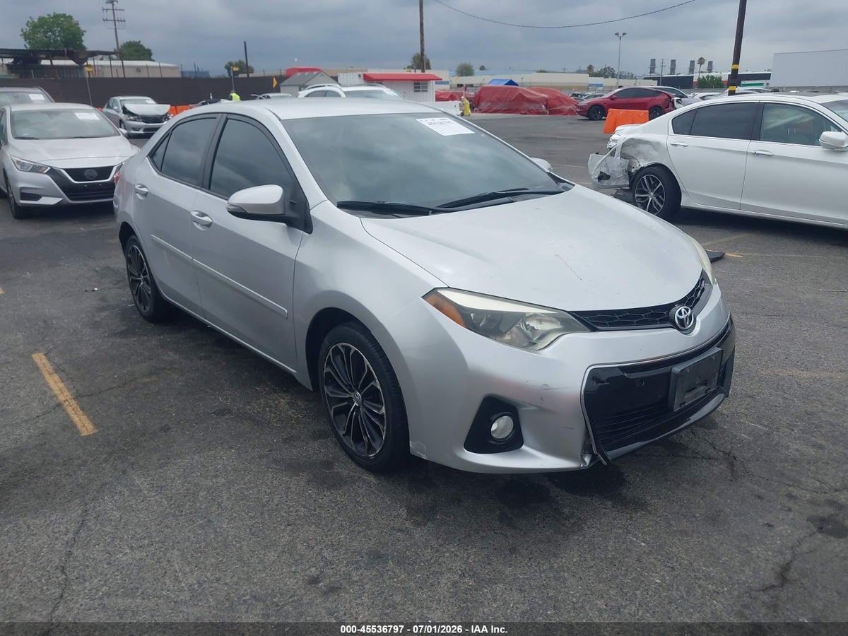 2016 TOYOTA COROLLA S PLUS