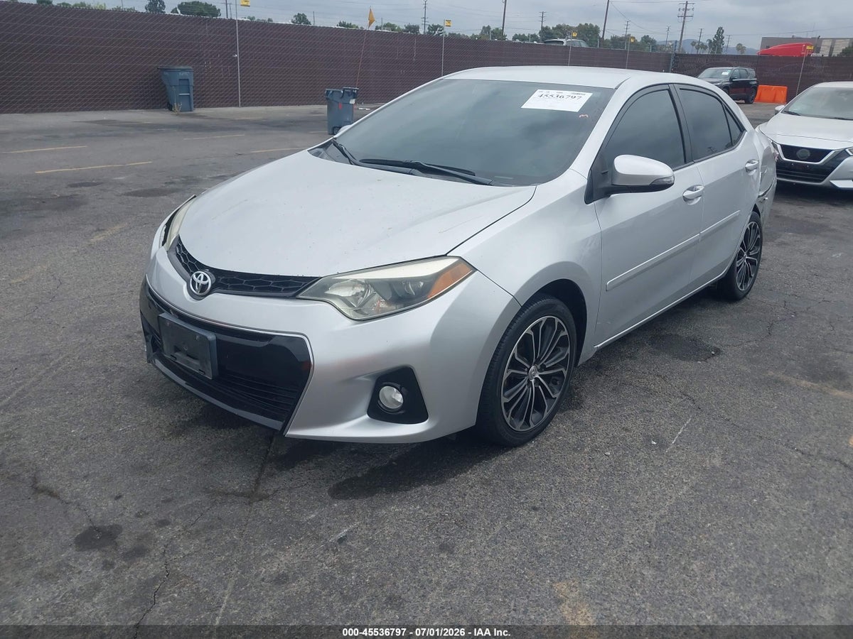 2016 TOYOTA COROLLA S PLUS — снимка 2