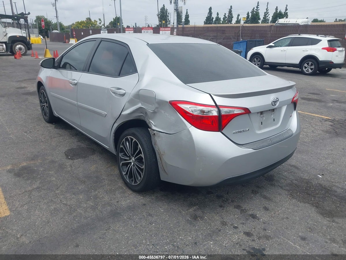 2016 TOYOTA COROLLA S PLUS — снимка 3