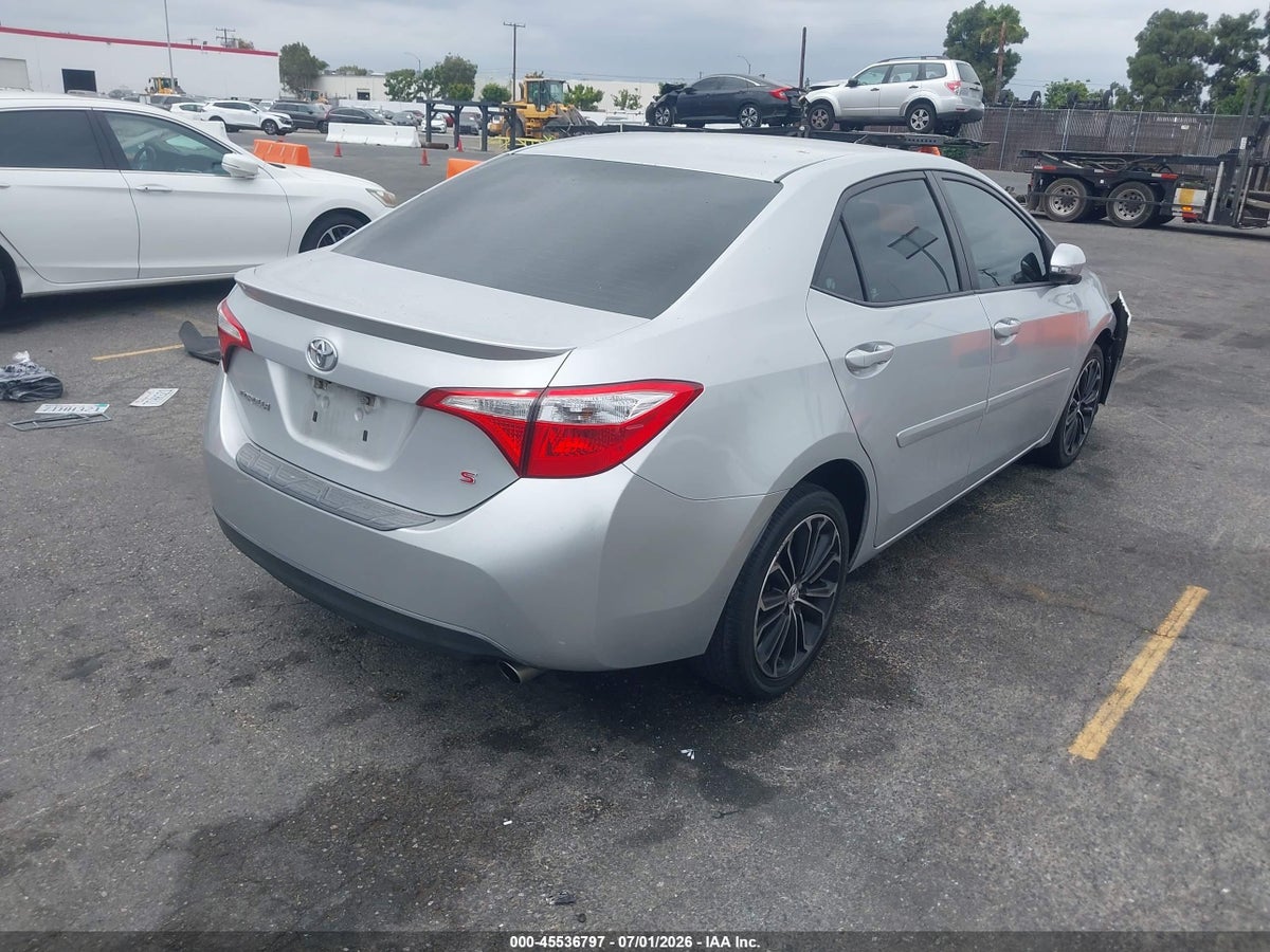 2016 TOYOTA COROLLA S PLUS — снимка 4