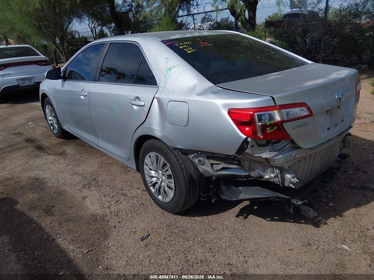 2012 TOYOTA CAMRY LE — снимка 3
