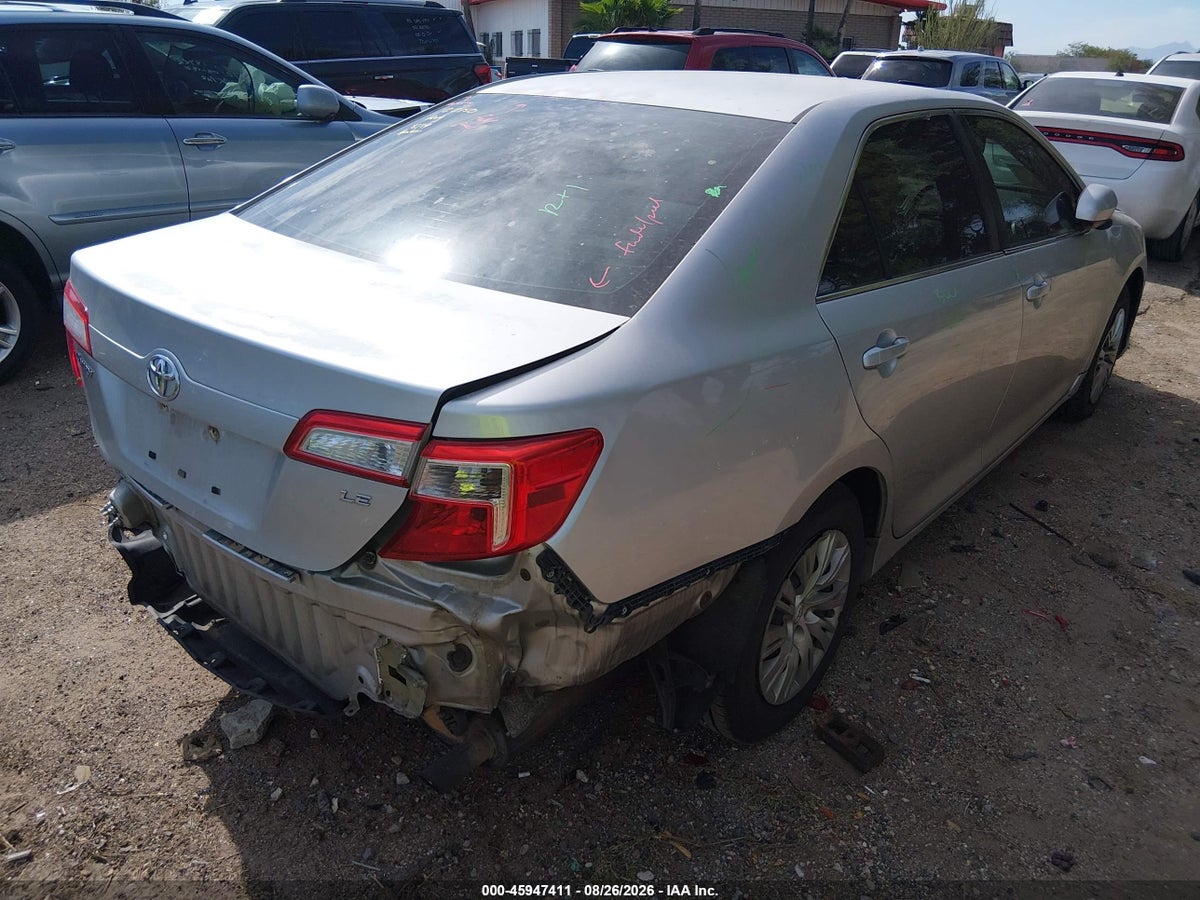 2012 TOYOTA CAMRY LE — снимка 4