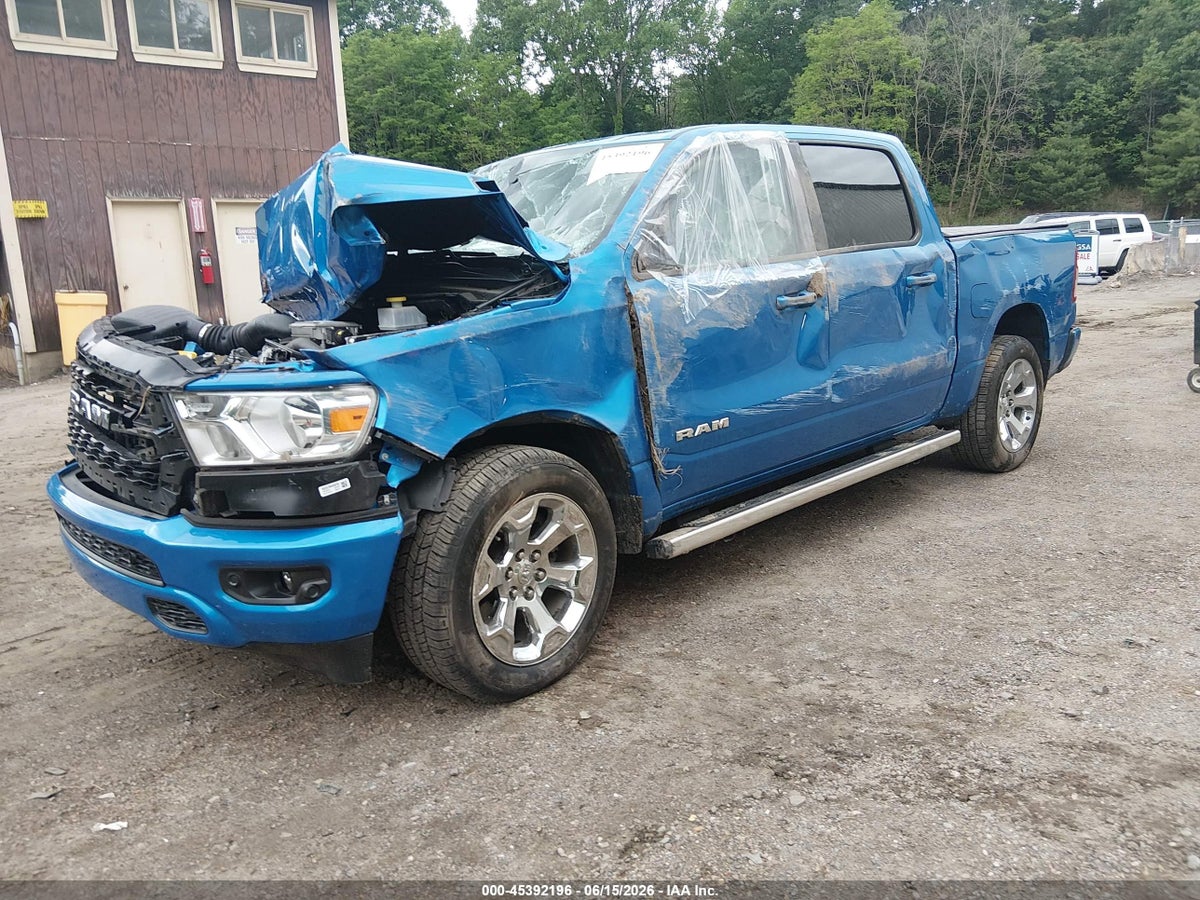 2022 RAM 1500 BIG HORN 4X4 5'7 BOX — снимка 2