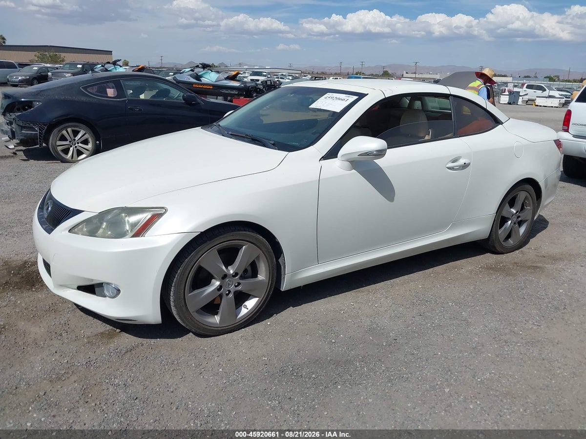 2010 LEXUS IS 250C — снимка 2