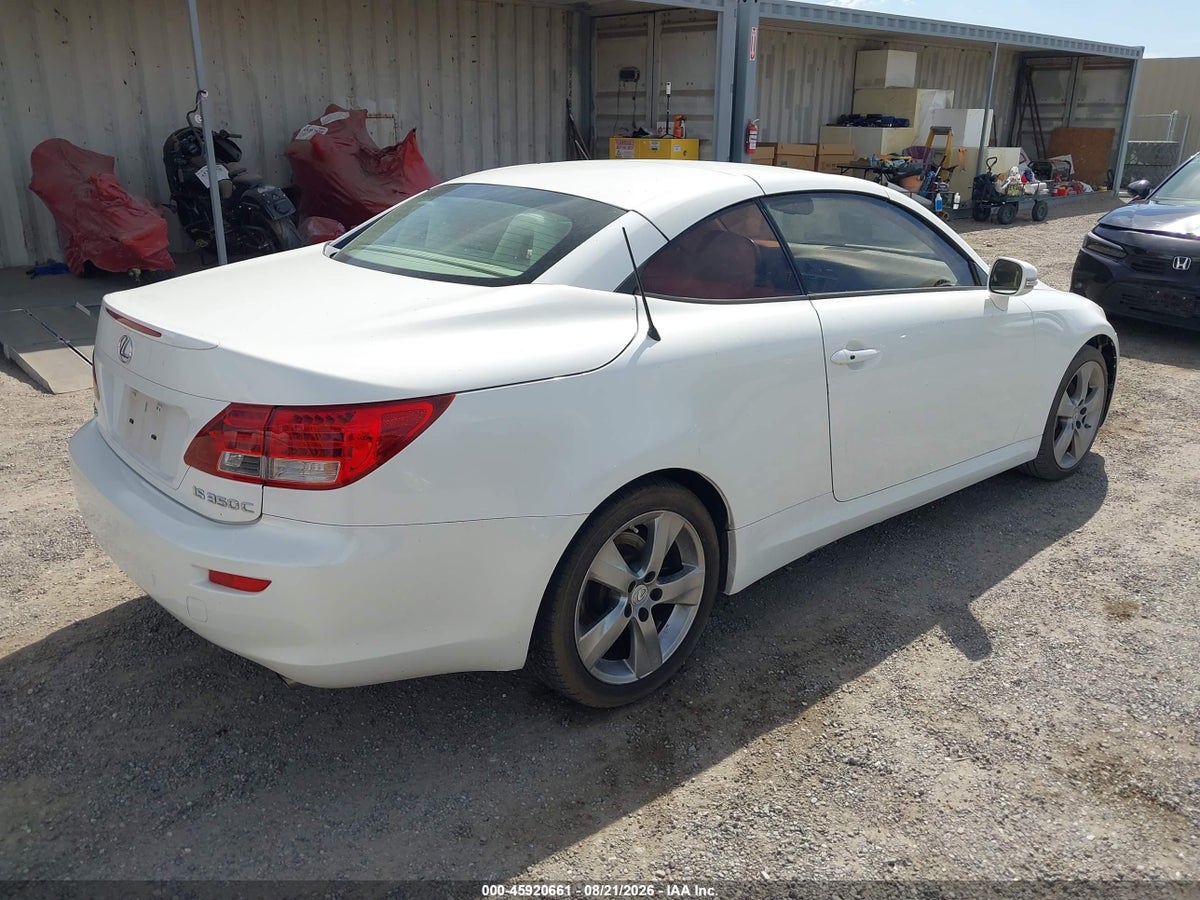 2010 LEXUS IS 250C — снимка 4