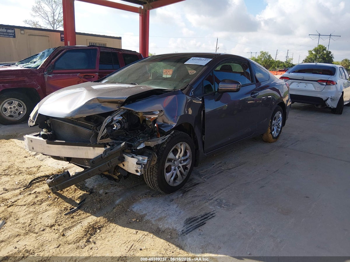2014 HONDA CIVIC LX — снимка 2