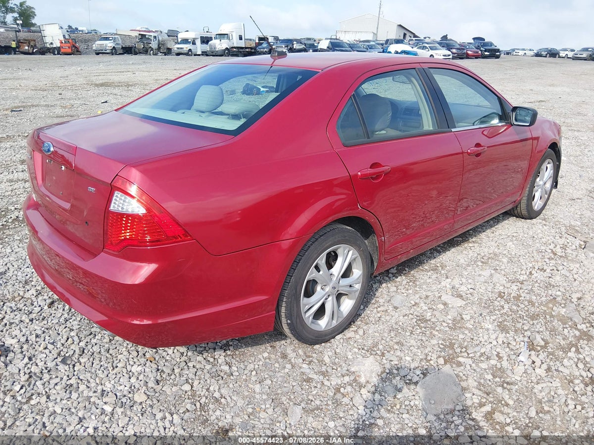 2012 FORD FUSION SE — снимка 4