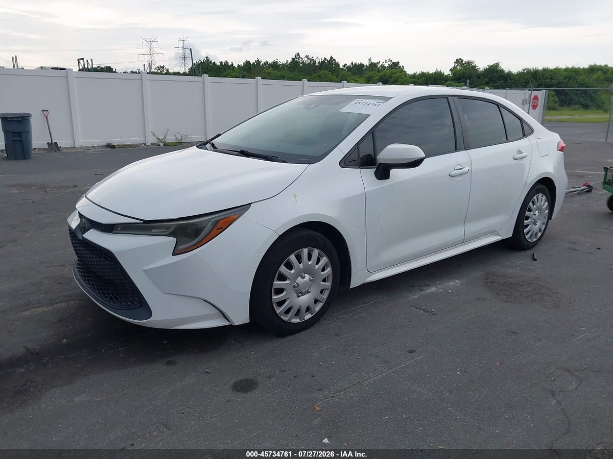 2020 TOYOTA COROLLA LE — снимка 2