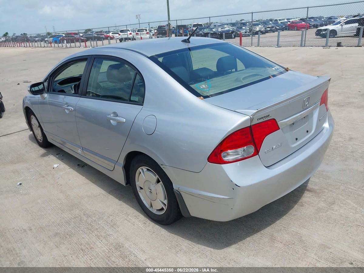 2010 HONDA CIVIC HYBRID — снимка 3