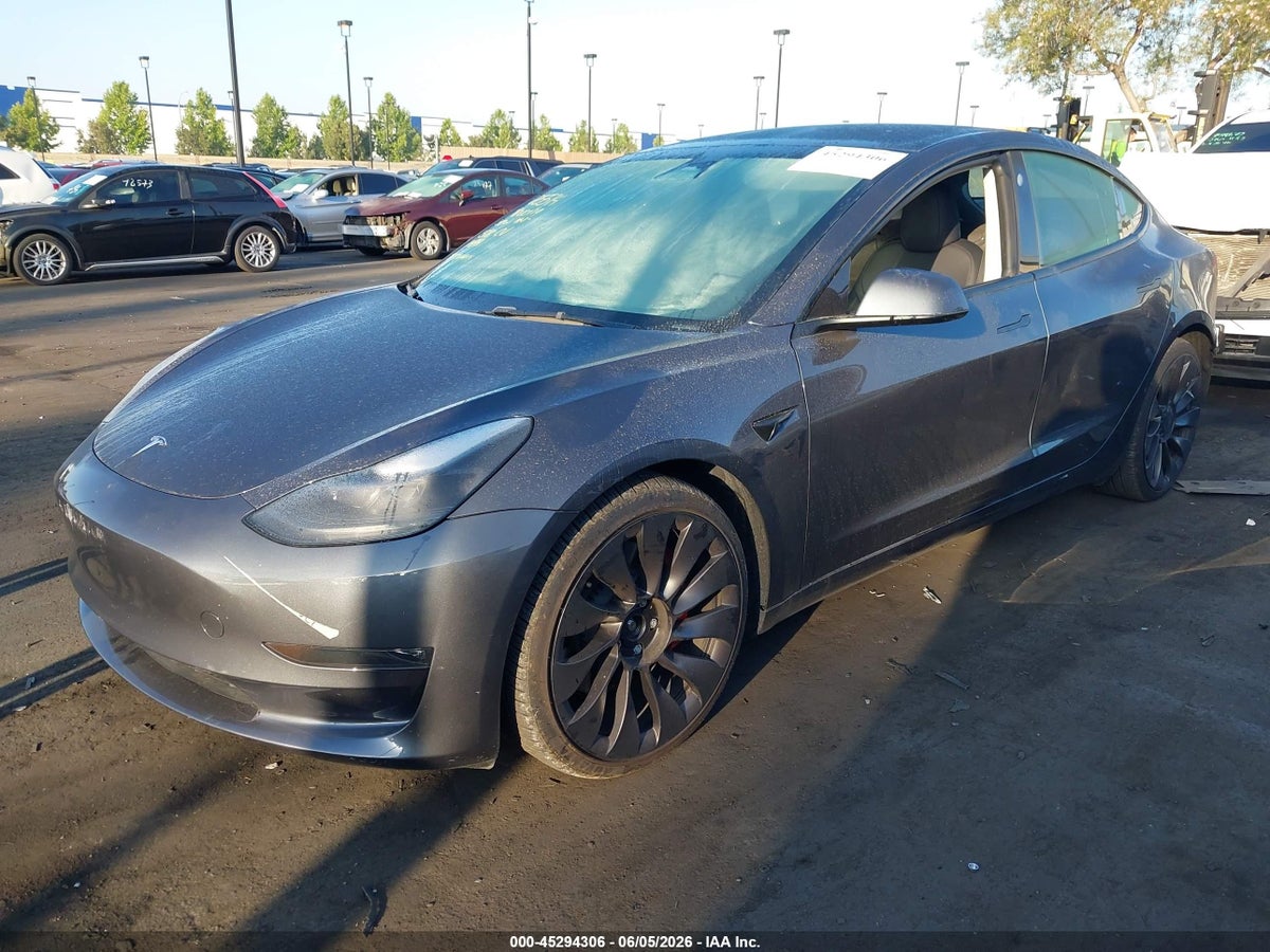 2023 TESLA MODEL 3 PERFORMANCE DUAL MOTOR ALL-WHEEL DRIVE — снимка 2