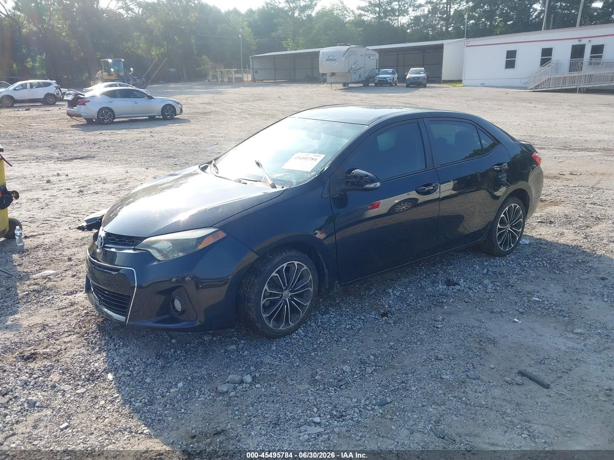 2015 TOYOTA COROLLA S PLUS — снимка 2