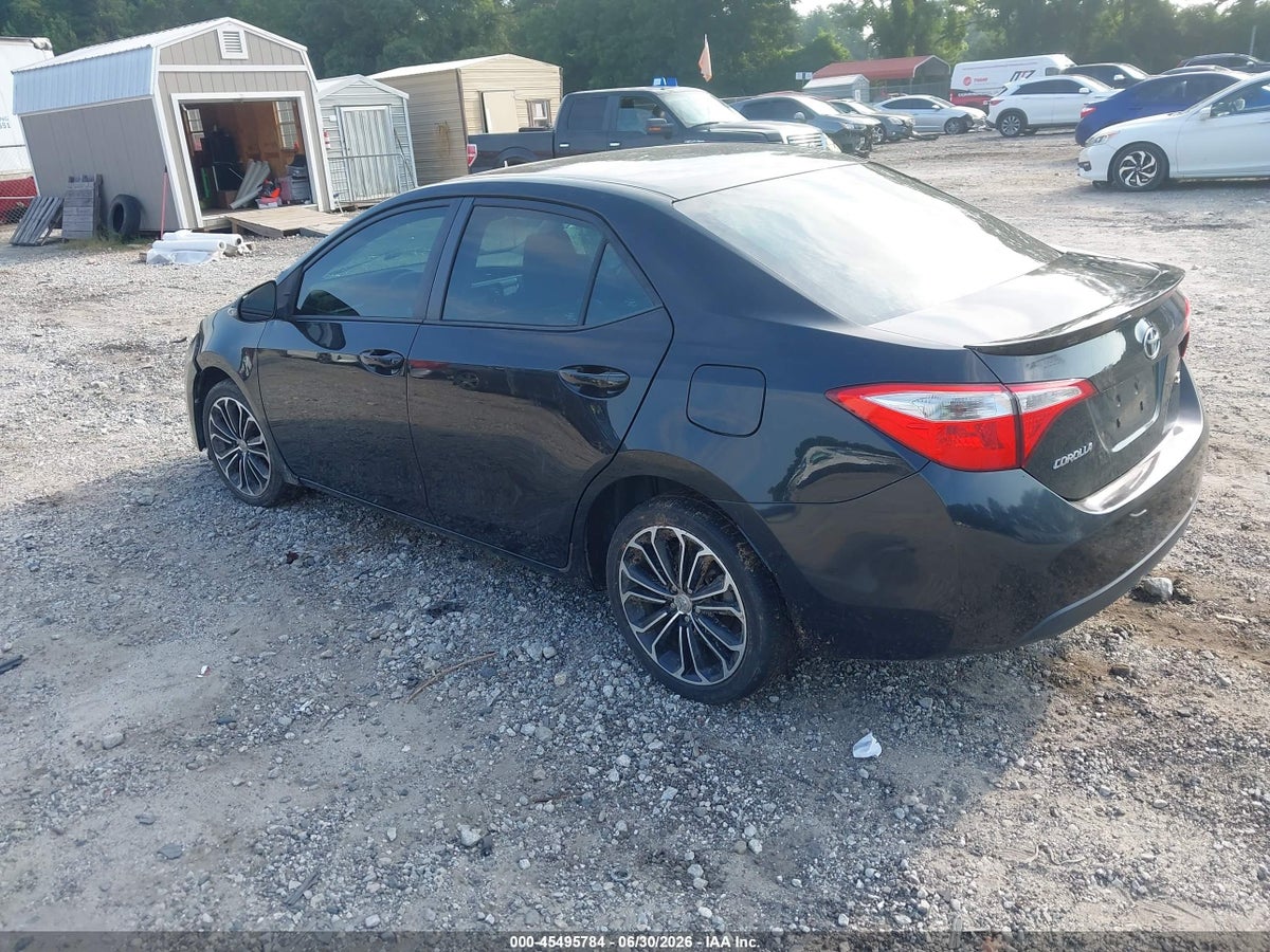 2015 TOYOTA COROLLA S PLUS — снимка 3