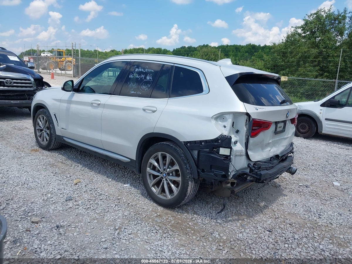 2018 BMW X3 XDRIVE30I — снимка 3