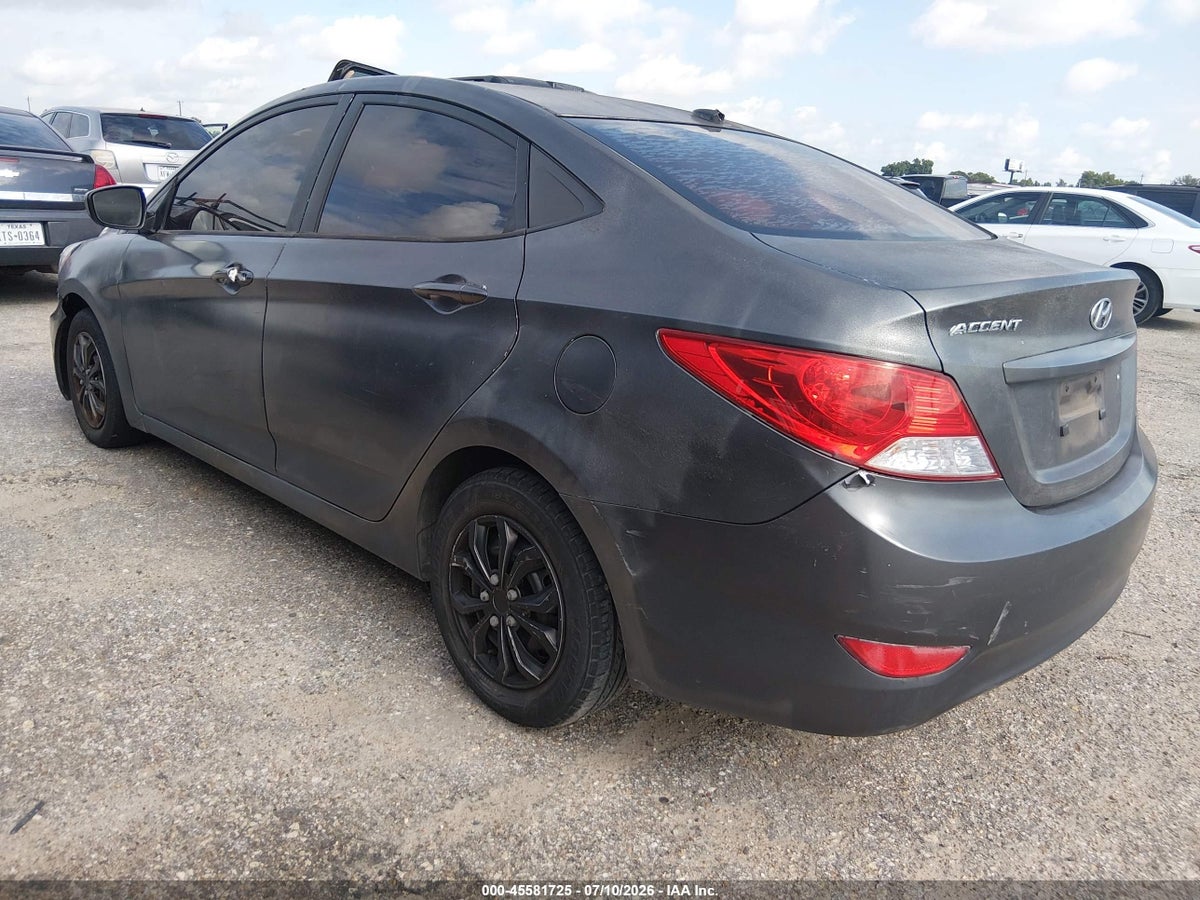 2013 HYUNDAI ACCENT GLS — снимка 3