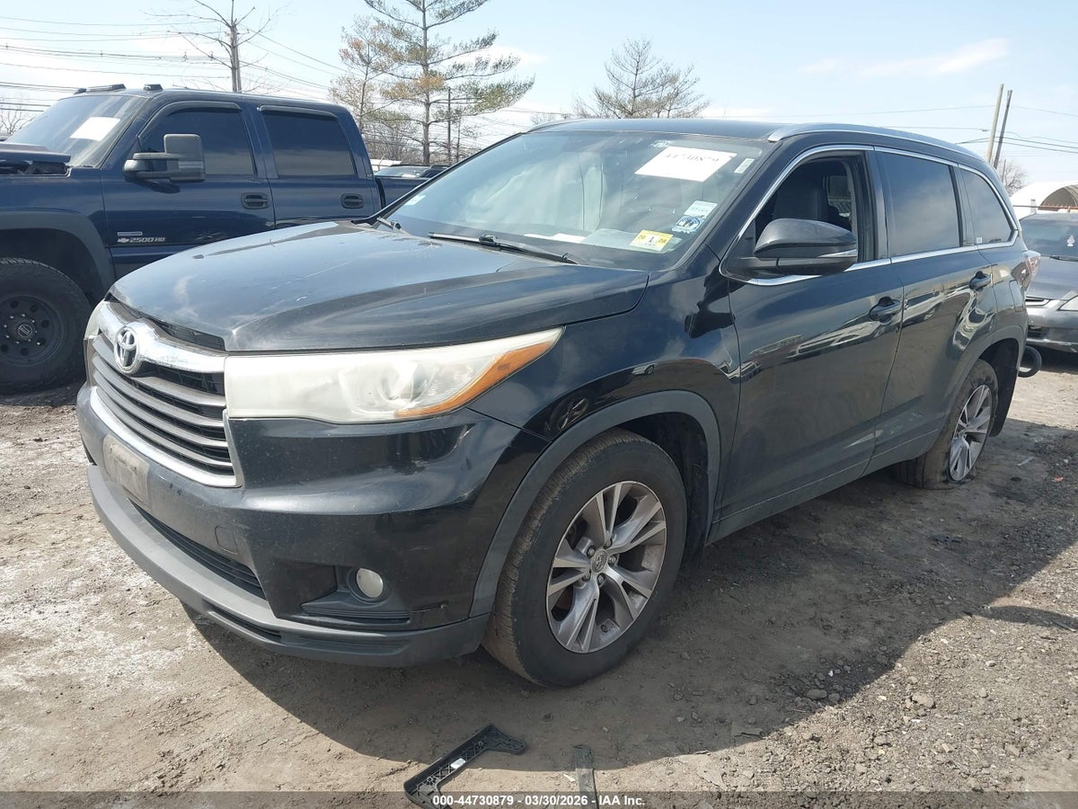 2015 TOYOTA HIGHLANDER XLE V6 — снимка 2