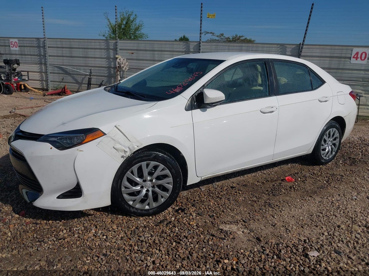 2019 TOYOTA COROLLA LE — снимка 2