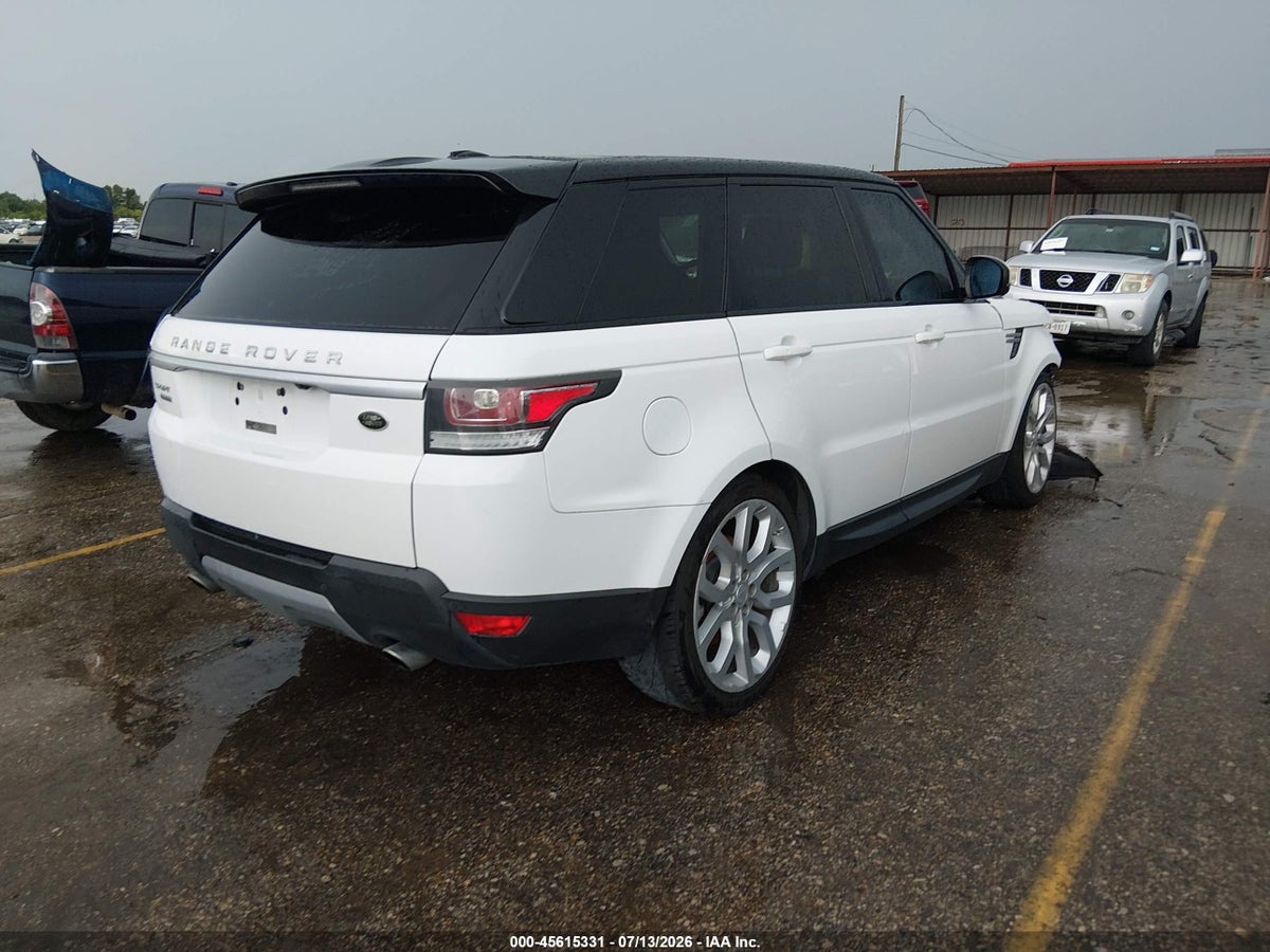 2015 LAND ROVER RANGE ROVER SPORT 3.0L V6 SUPERCHARGED HSE — снимка 4