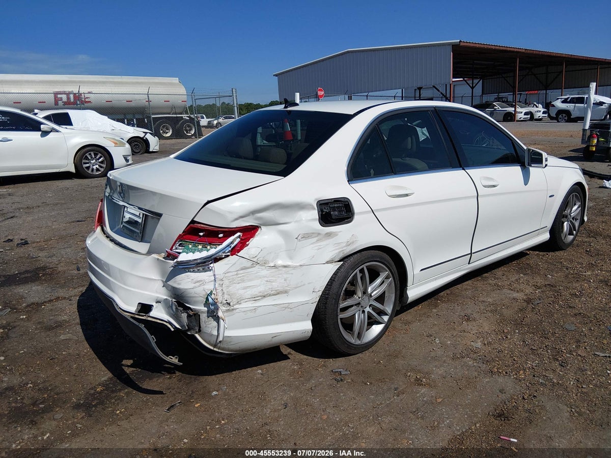 2012 MERCEDES-BENZ C 250 LUXURY/SPORT — снимка 4