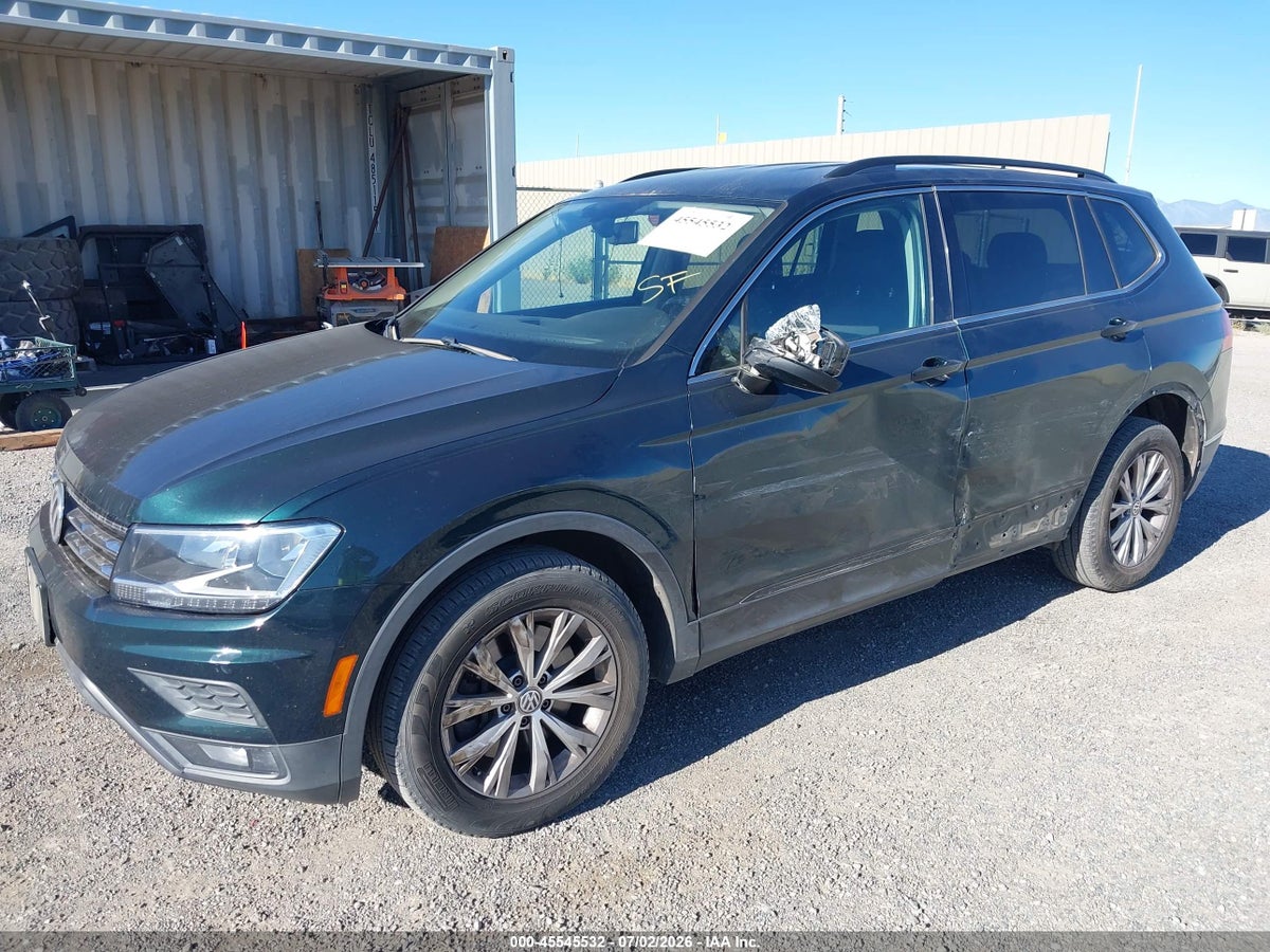 2018 VOLKSWAGEN TIGUAN 2.0T SE/2.0T SEL — снимка 2