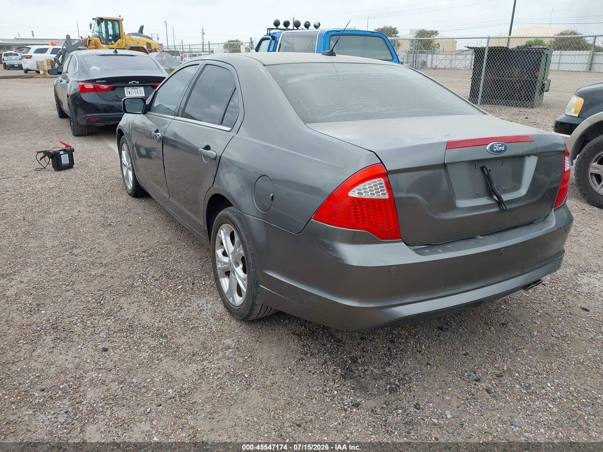 2012 FORD FUSION SE — снимка 3