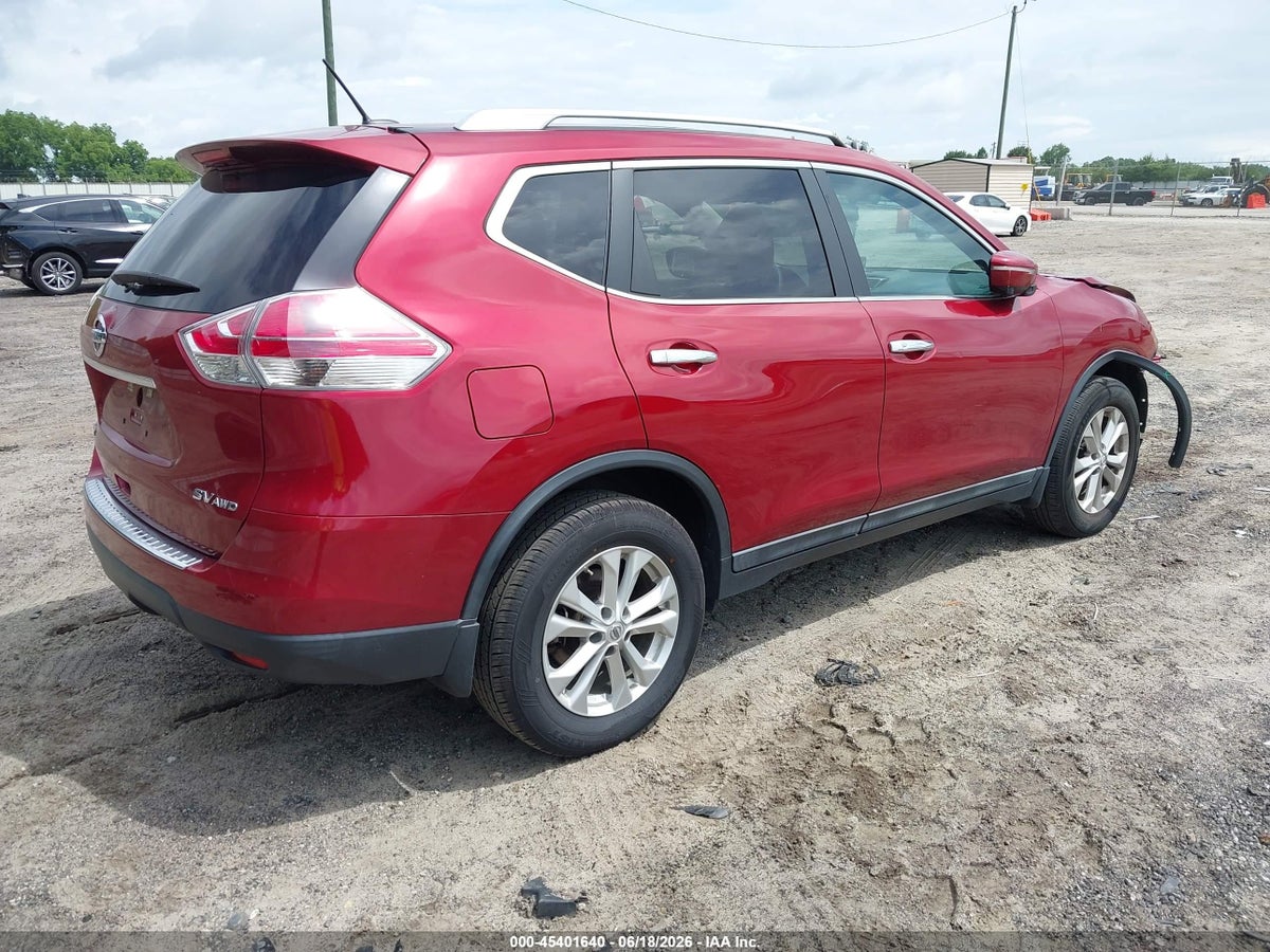 2015 NISSAN ROGUE SV — снимка 4
