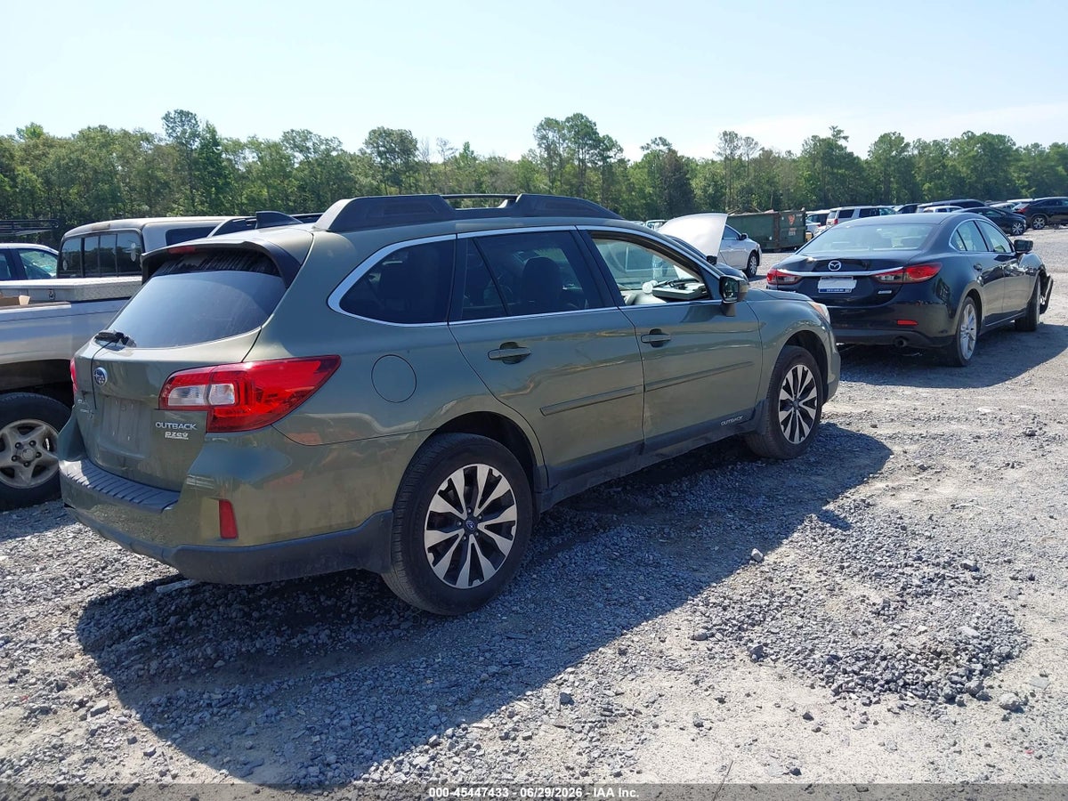 2017 SUBARU OUTBACK 2.5I LIMITED — снимка 4