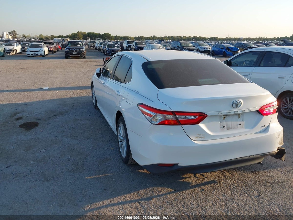 2018 TOYOTA CAMRY LE — снимка 3