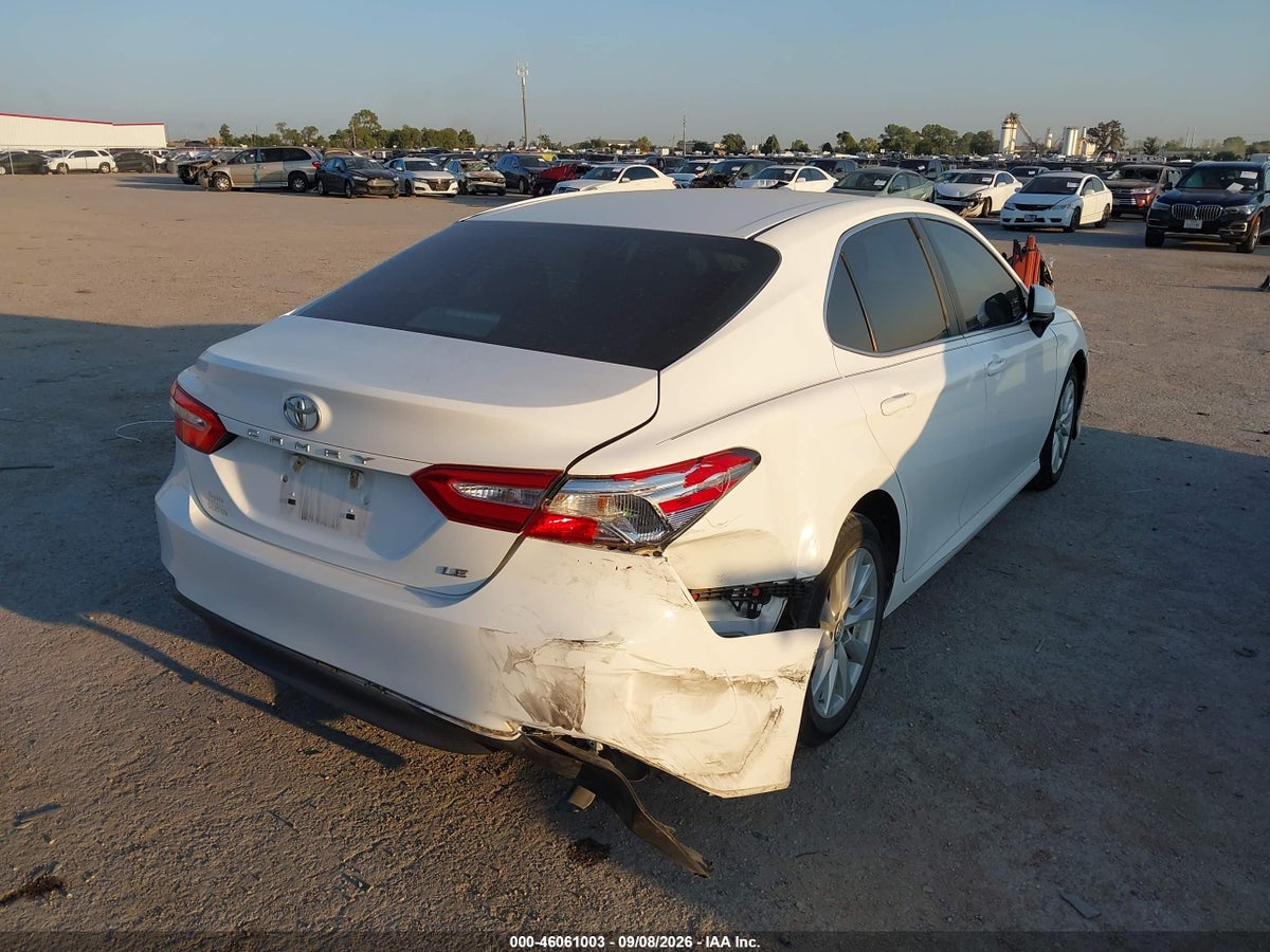 2018 TOYOTA CAMRY LE — снимка 4