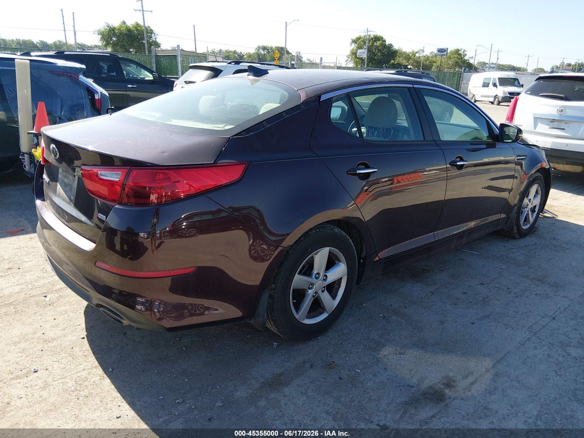 2015 KIA OPTIMA LX — снимка 4