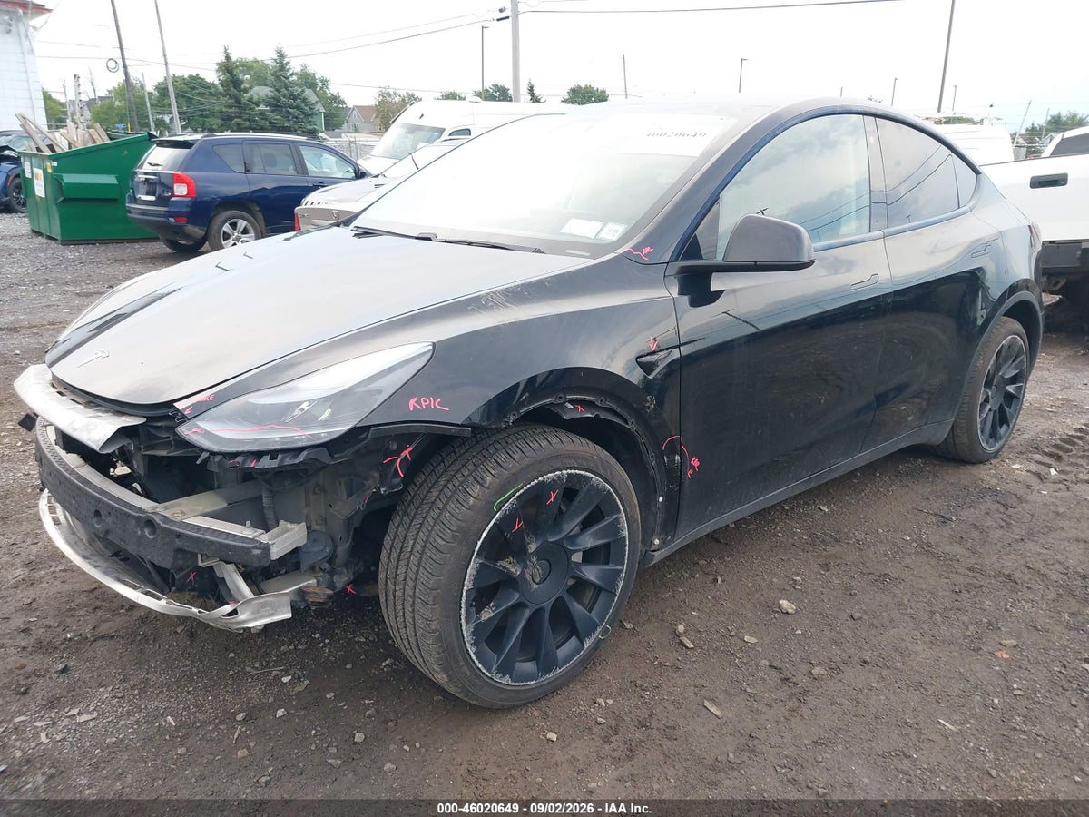 2021 TESLA MODEL Y LONG RANGE DUAL MOTOR ALL-WHEEL DRIVE — снимка 2