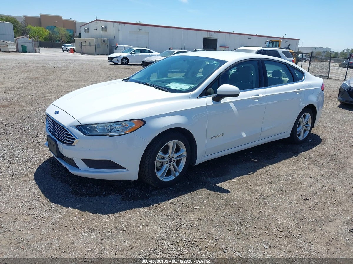 2018 FORD FUSION HYBRID S — снимка 2