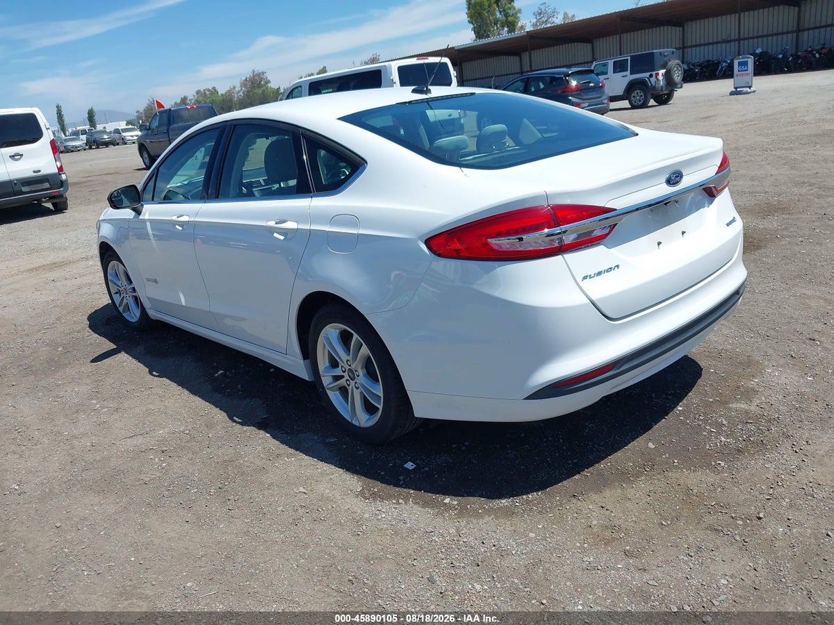 2018 FORD FUSION HYBRID S — снимка 3