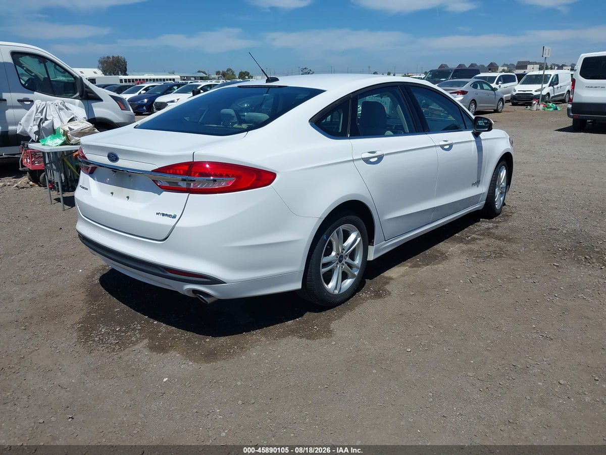 2018 FORD FUSION HYBRID S — снимка 4