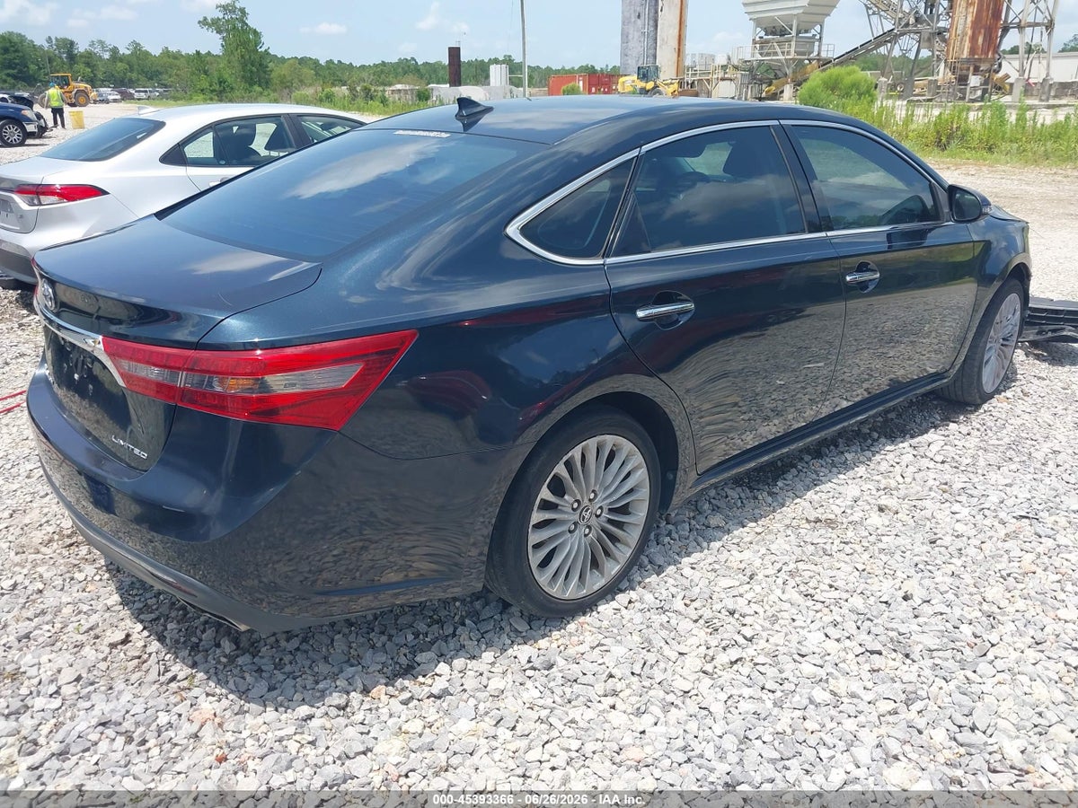 2016 TOYOTA AVALON LIMITED — снимка 4