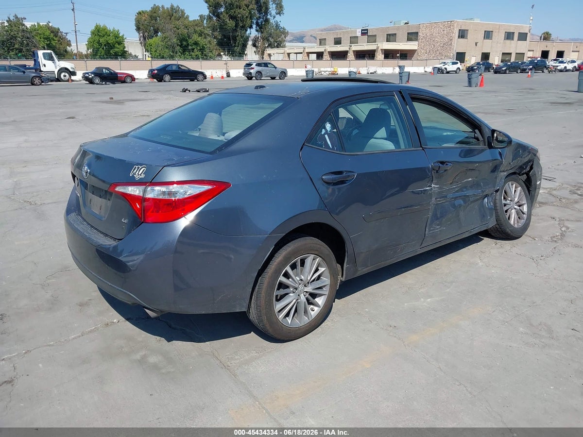 2014 TOYOTA COROLLA LE PLUS — снимка 4
