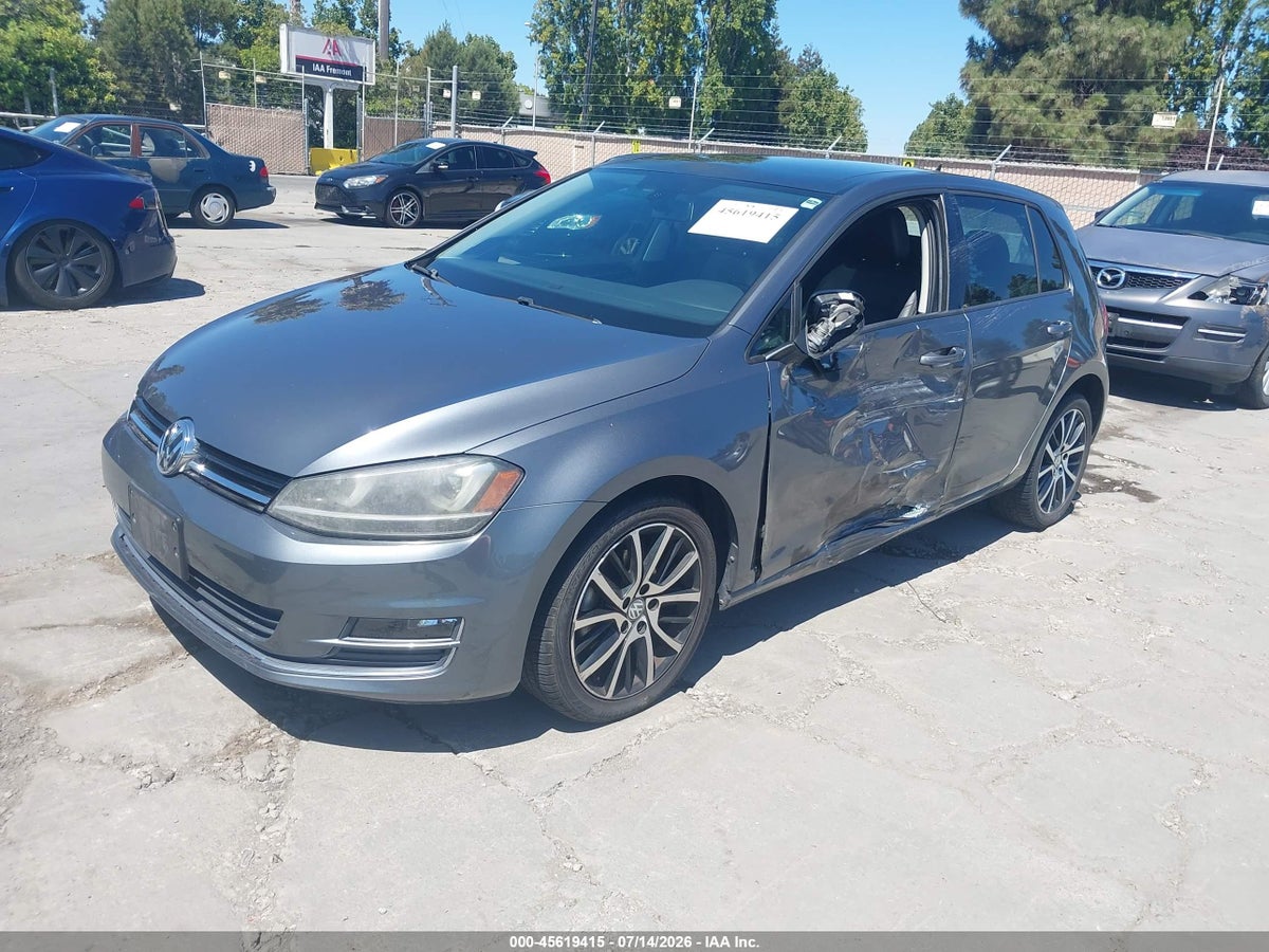 2015 VOLKSWAGEN GOLF TSI SEL 4-DOOR — снимка 2