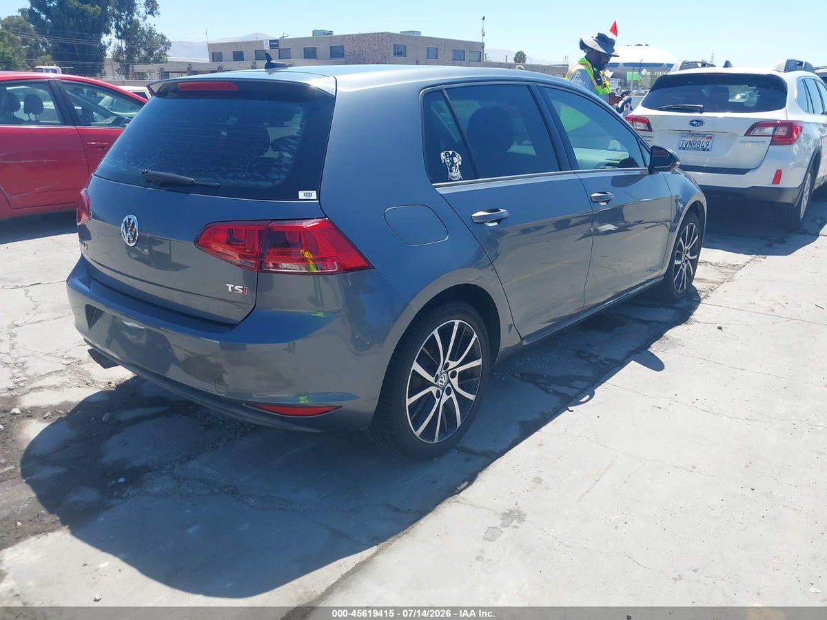 2015 VOLKSWAGEN GOLF TSI SEL 4-DOOR — снимка 4