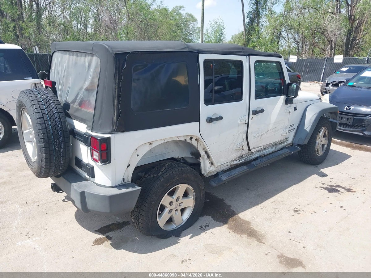 2014 JEEP WRANGLER UNLIMITED SPORT — снимка 4