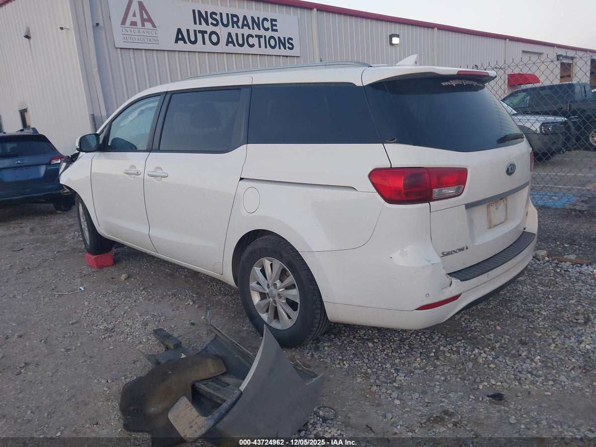 2016 KIA SEDONA LX — снимка 3