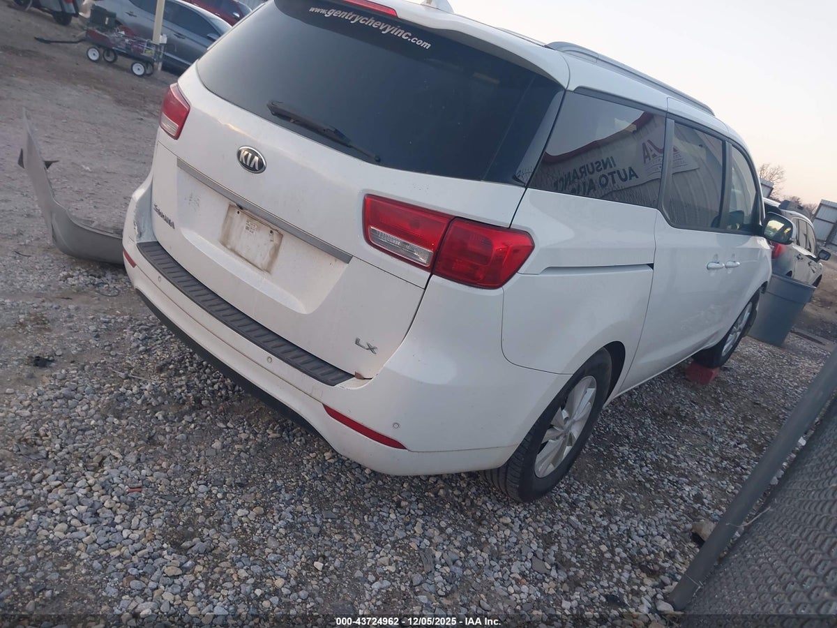 2016 KIA SEDONA LX — снимка 4