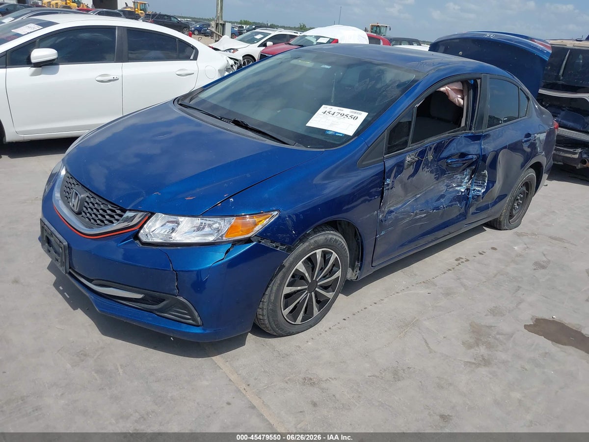 2013 HONDA CIVIC LX — снимка 2