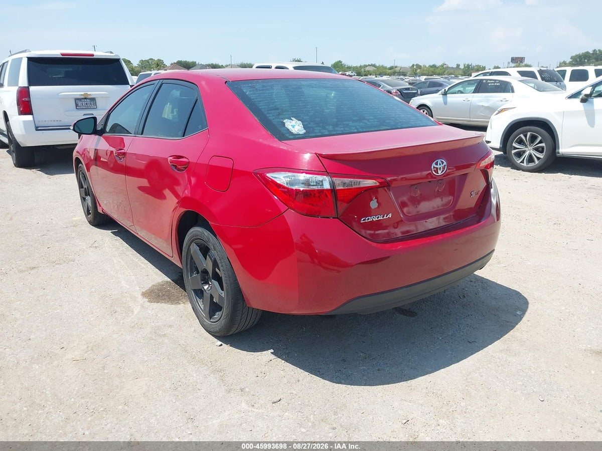 2015 TOYOTA COROLLA S — снимка 3