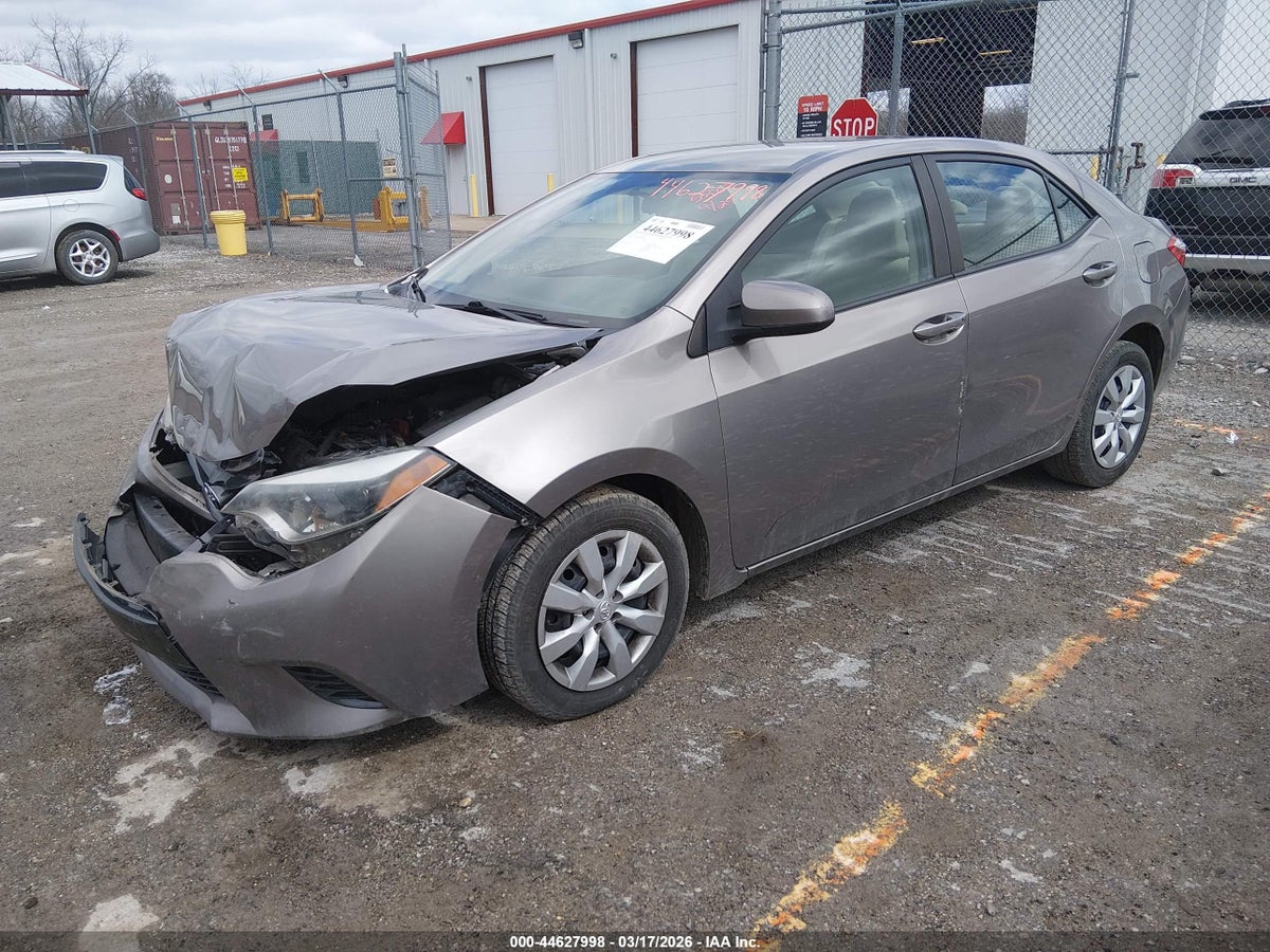2015 TOYOTA COROLLA LE — снимка 2