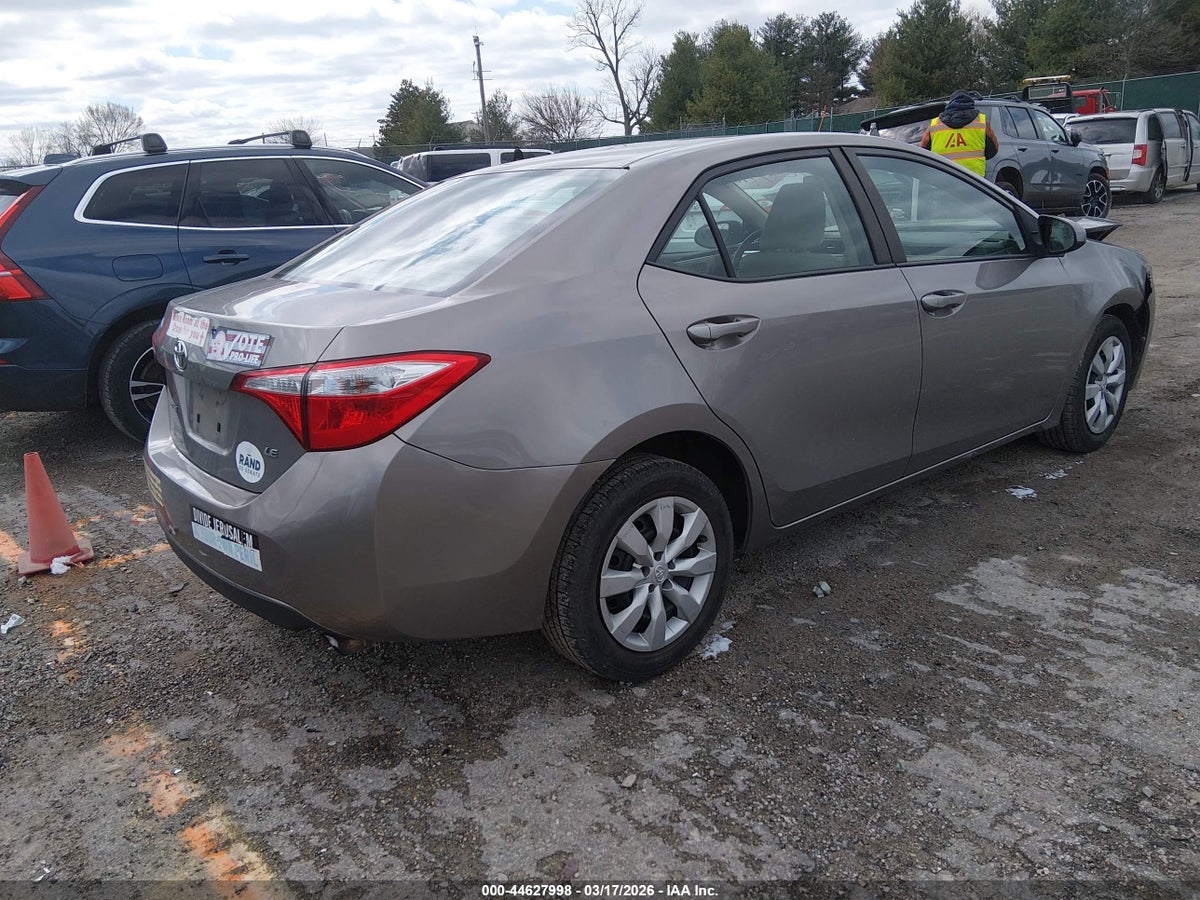 2015 TOYOTA COROLLA LE — снимка 4