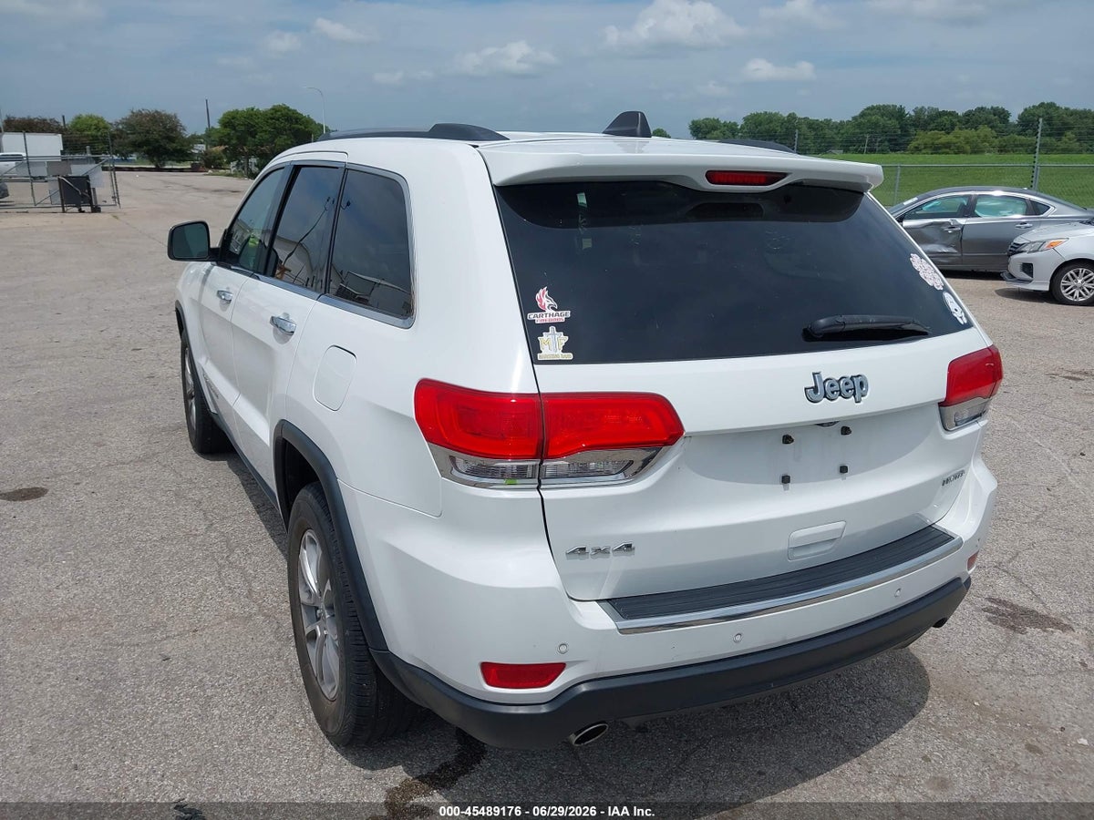 2014 JEEP GRAND CHEROKEE LIMITED — снимка 3