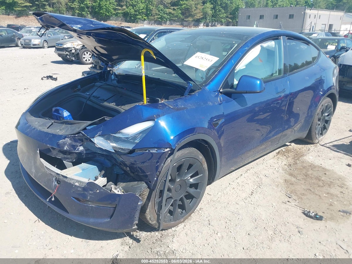 2022 TESLA MODEL Y LONG RANGE DUAL MOTOR ALL-WHEEL DRIVE — снимка 2