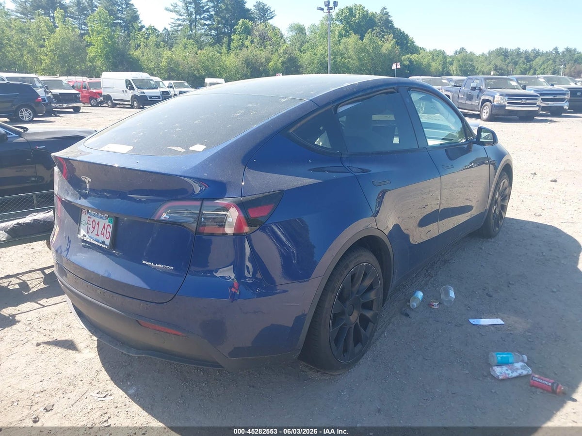 2022 TESLA MODEL Y LONG RANGE DUAL MOTOR ALL-WHEEL DRIVE — снимка 4
